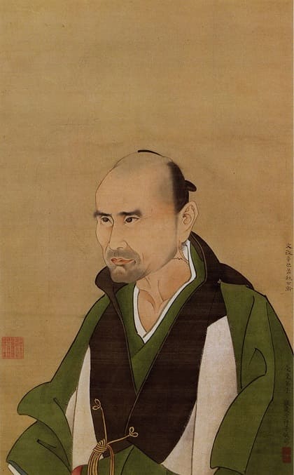 美濃国岩村藩出身の儒学者、佐藤一斎の像（渡辺崋山 筆。wikipediaより）