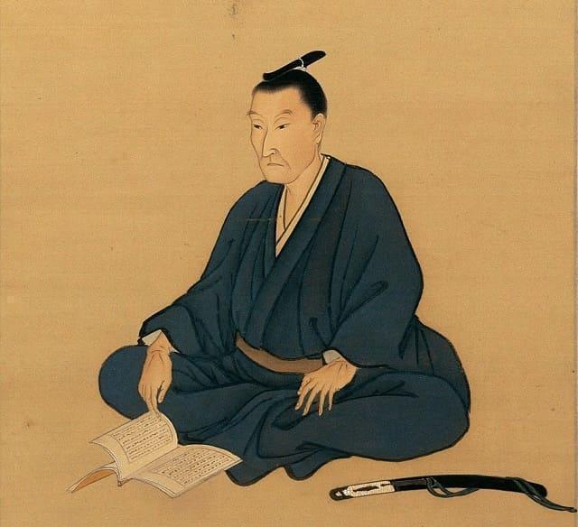 吉田松陰の肖像（山口県文書館蔵、出典：wikipedia）
