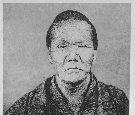 清水次郎長の肖像（出典：<a href="https://www.ndl.go.jp/portrait/datas/278">近代日本人の肖像</a>）