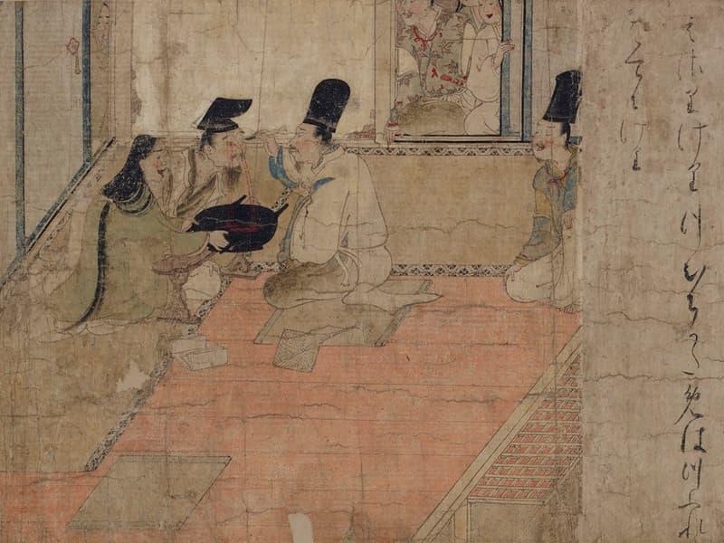 『病草紙 眼病の治療』（出典：ColBase）