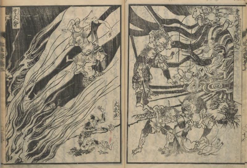 因果応報を説いた平安時代の『往生要集』（『往生要集 : 和字・絵入 巻之上』より。出典：国立国会図書館デジタルコレクション）