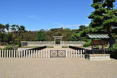 仁徳天皇百舌鳥耳原中陵 拝所