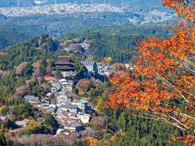 吉野山 金峯山寺の風景