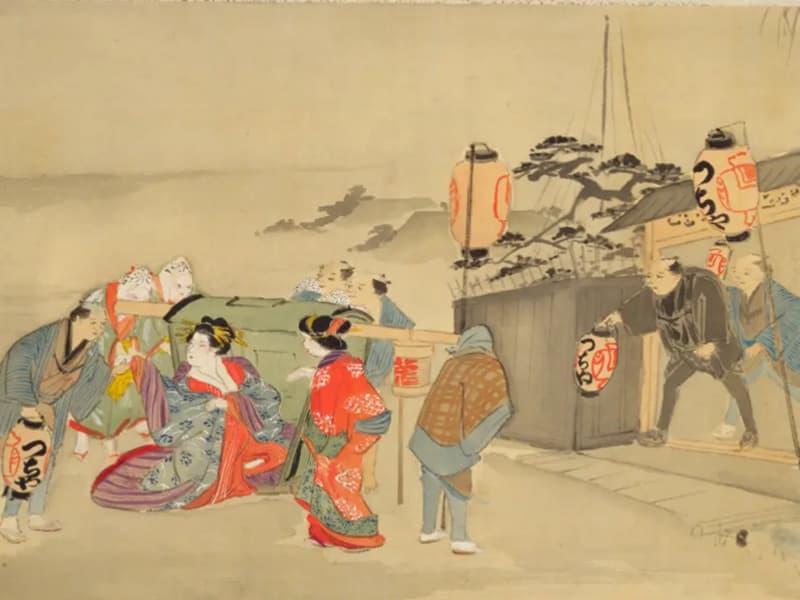 歌川広重 画『江戸の華 下』より(出典:国立国会図書館デジタルコレクション)
