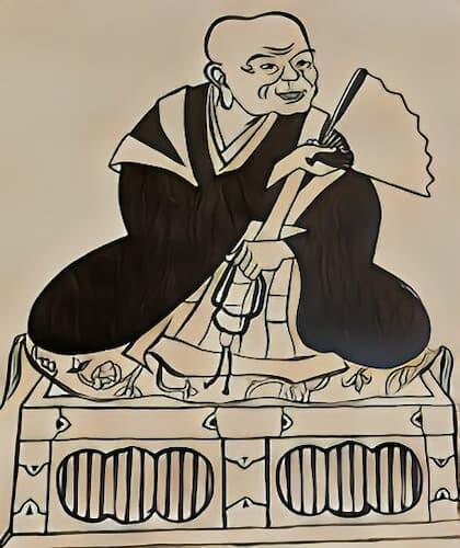 安楽庵策伝 像