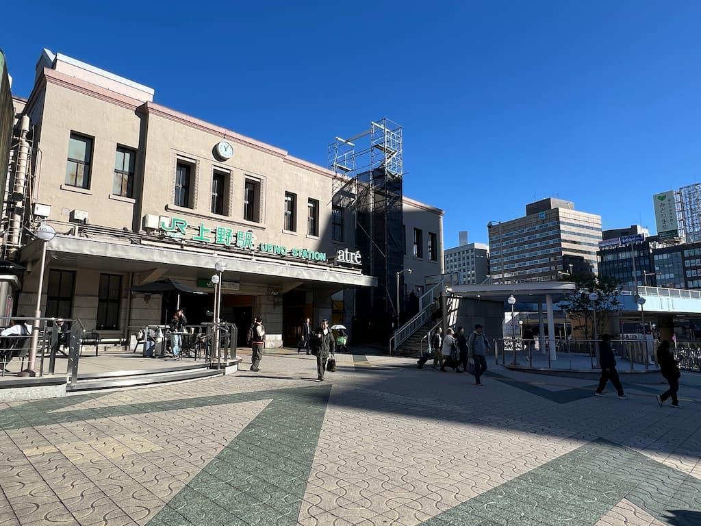 現在のJR上野駅　広小路口