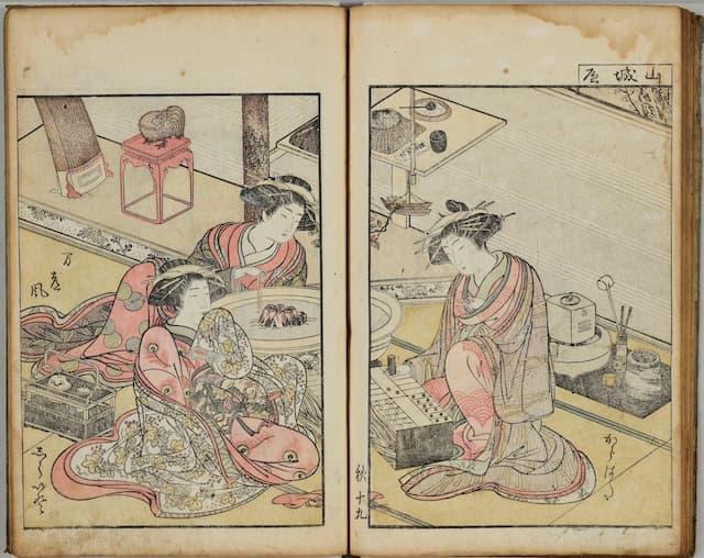 『青楼美人合姿鏡』より(出典:ColBase)