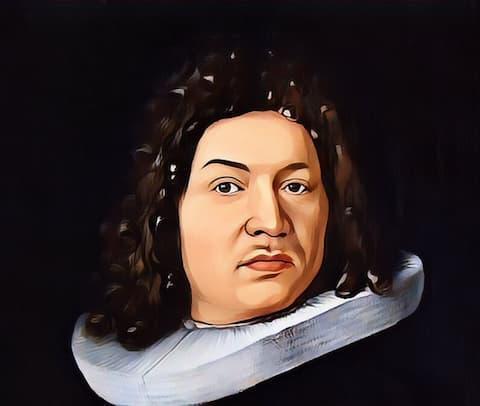 スイスの数学者、ヤコブ・ベルヌーイ(イラスト)