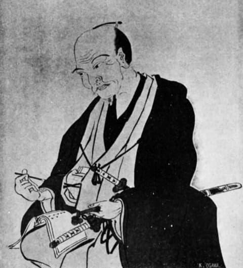 海防の先駆者、林子平（『偉人史叢  林子平』より。出典：国立国会図書館デジタルコレクション）