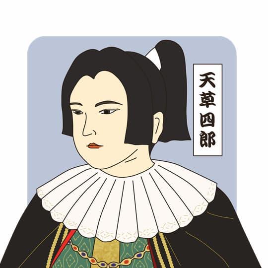 島原の乱での一揆軍の中心人物となった天草四郎