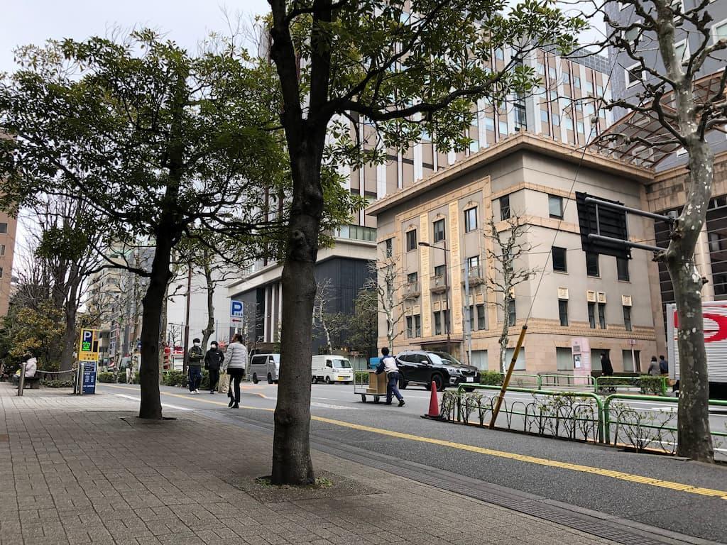 バリケード封鎖されて「開放区」になっていたあたりの明大通り
