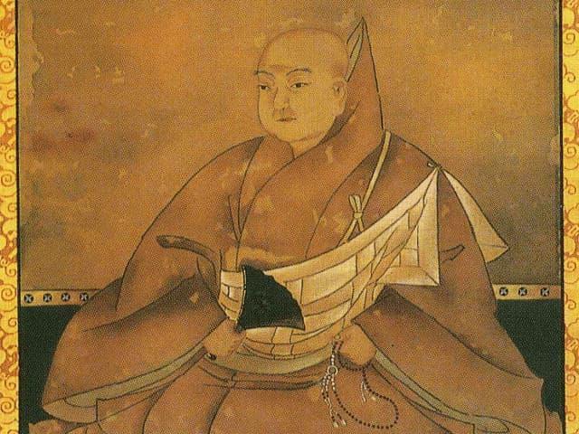 順慶の父・筒井順昭の肖像画（圓證寺蔵、パブリックドメイン。）