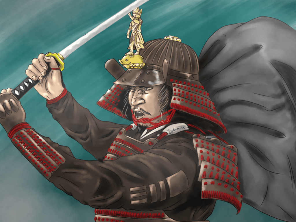河尻秀隆のイラスト