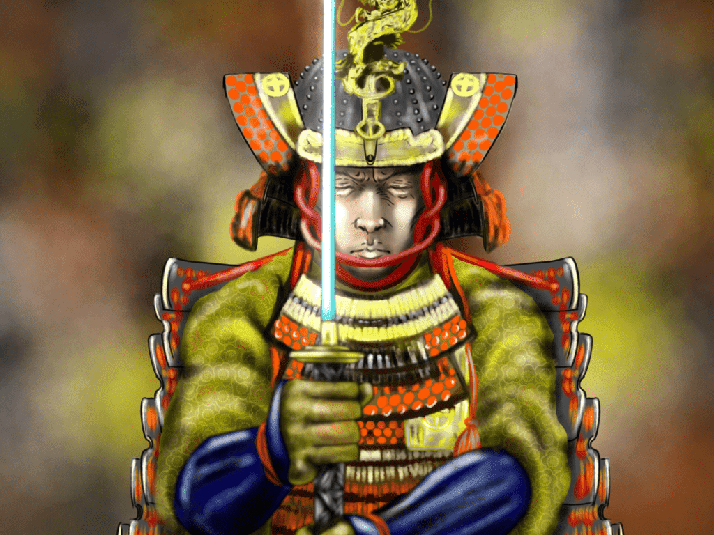 島津歳久のイラスト