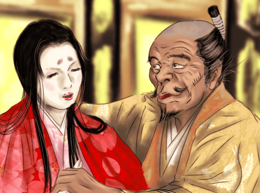 豊臣秀吉の女性観イラスト